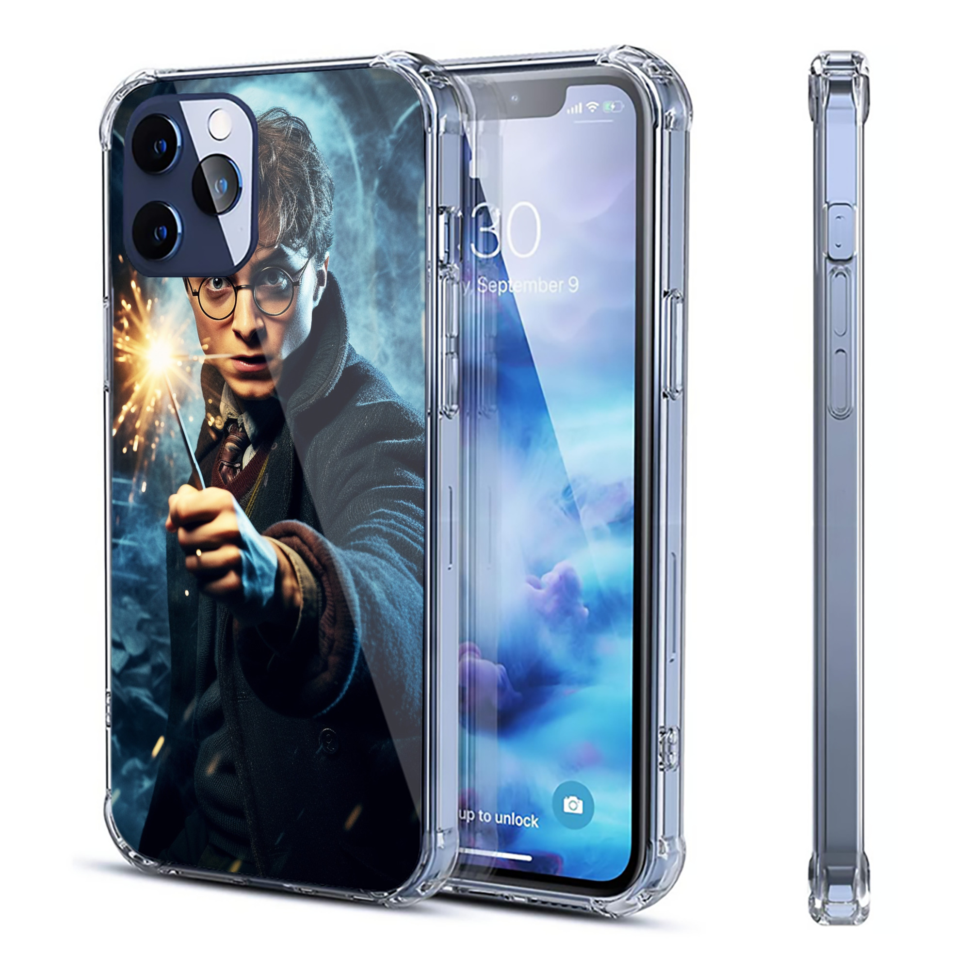 （画像用） Harry Potter ハリー・ポッターシリーズ 【iPhone 12シリーズ対応】透明スマホケース（クリアソフトケース）